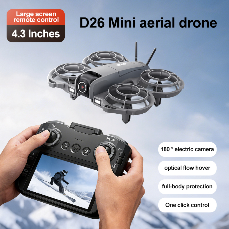 D26 Drone 4K Aerial HD 180° Ca - Drone Gimbal Brushless review and price
